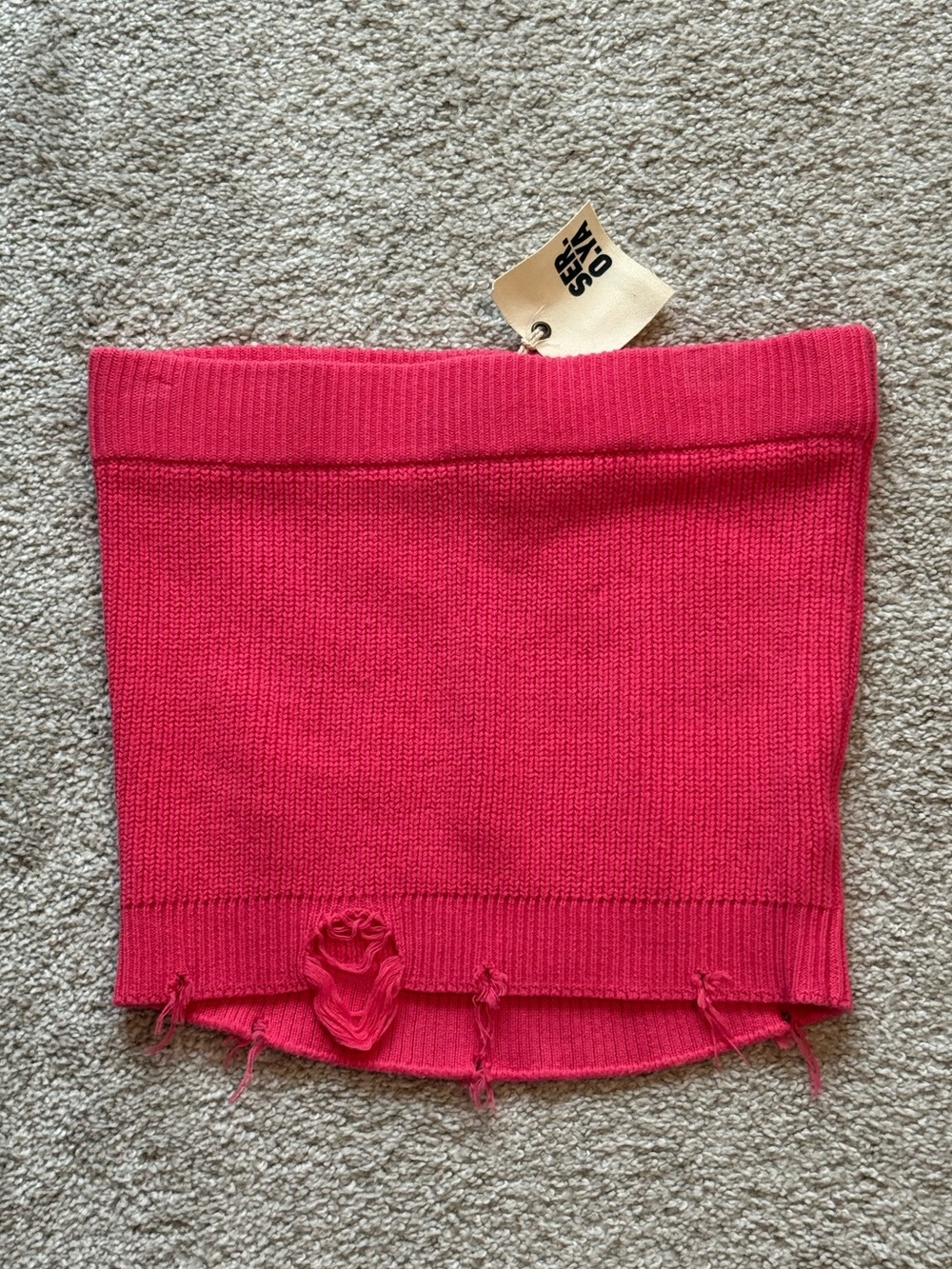 NWT Seroya alora knit hot pink skirt, small